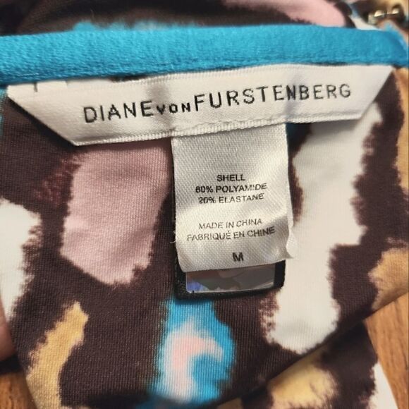 Diane Von Furstenberg 2 Piece Bikini Swimsuit Size M - Picture 7 of 8